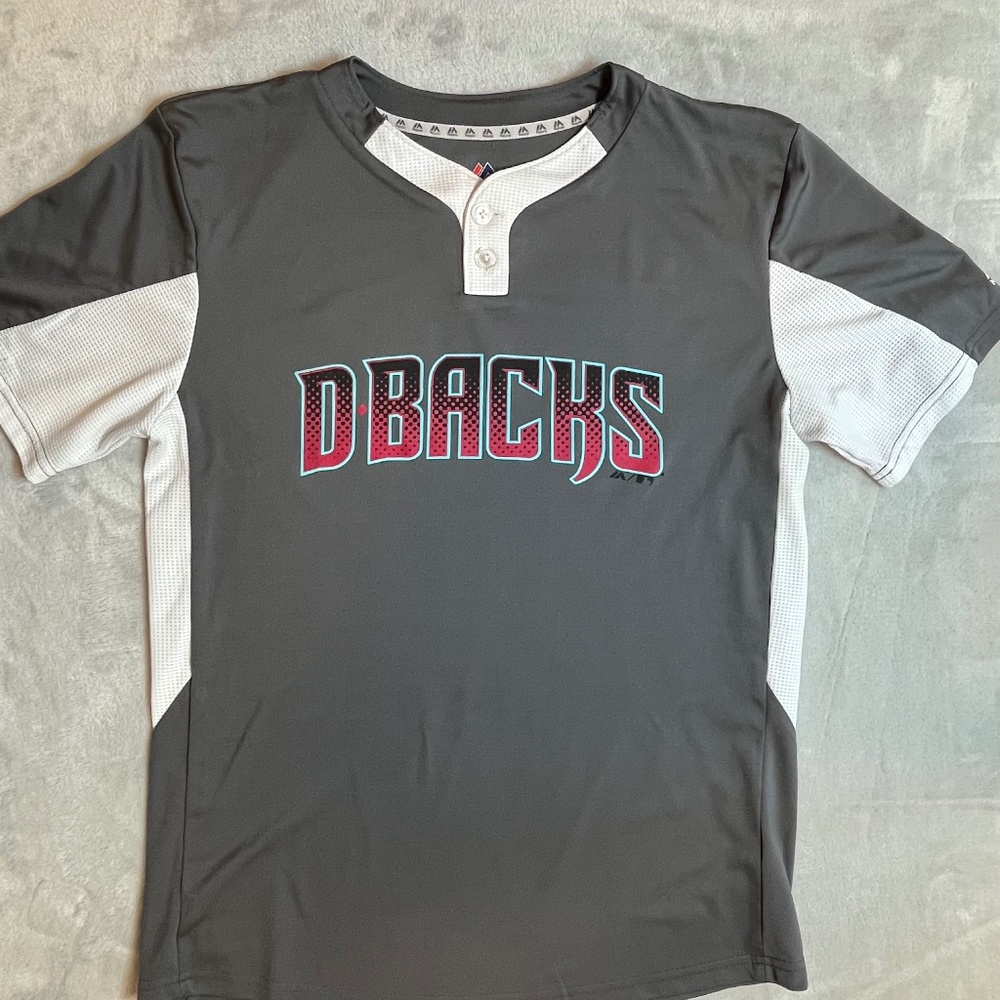 Majestic Coolbase Arizona Diamondbacks Baseball Shirt Jersey Youth sz XL